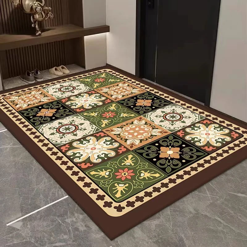 A083【60x90cm】硅藻泥吸水防滑脚垫浴室入户门垫速干厨房地垫