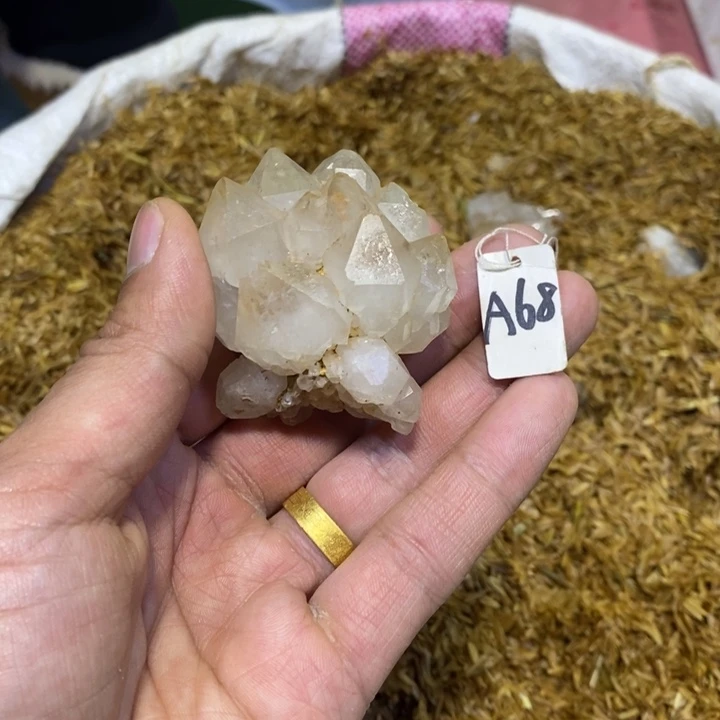 水晶水晶原石摆件未镶嵌小*