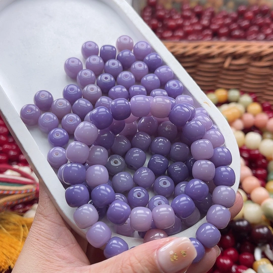 白玉菩提吊坠Q/10mm/100+10颗