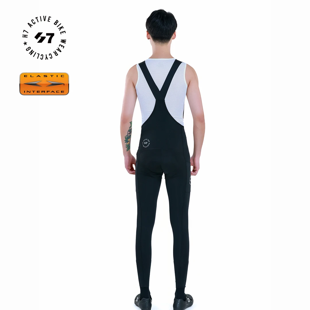 为胜「25款新品-逐风男款女士」竞赛春夏意大利双箭头背带骑行长裤