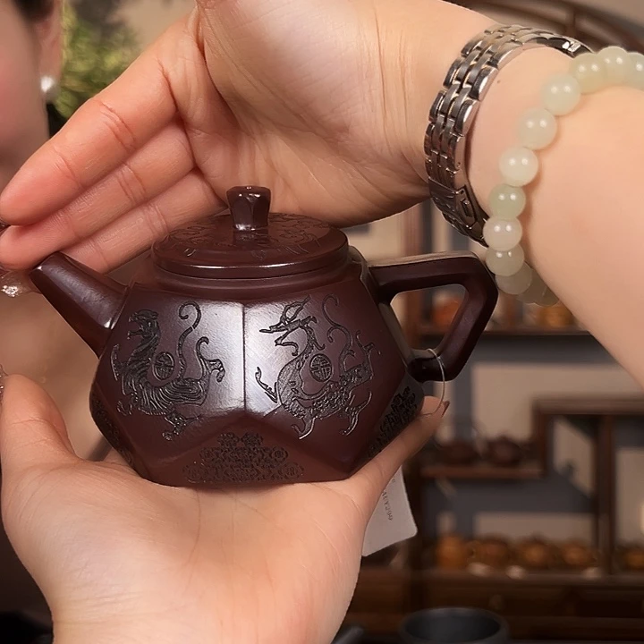 紫砂茶壶宜兴紫光堂