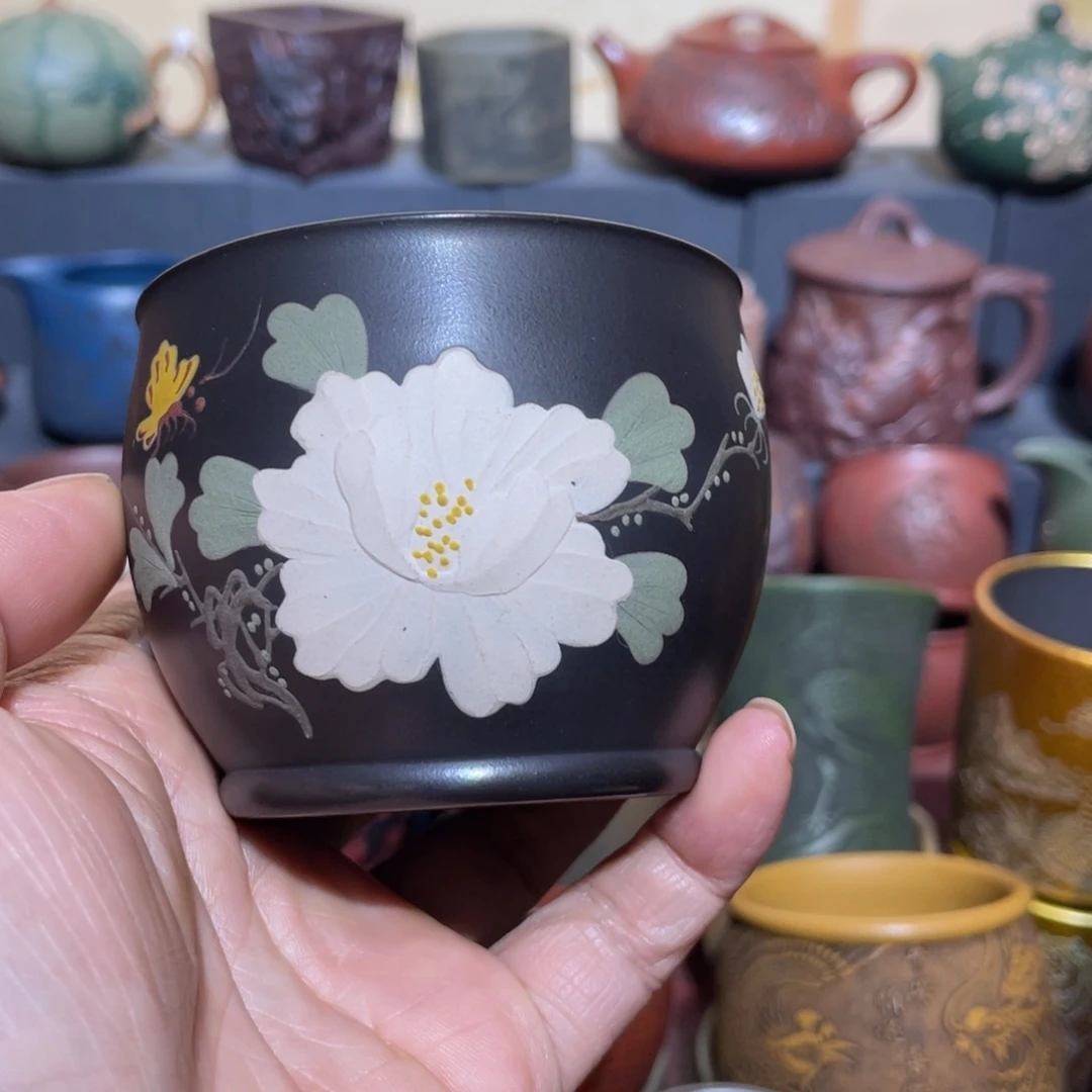 原矿紫砂手工主人杯