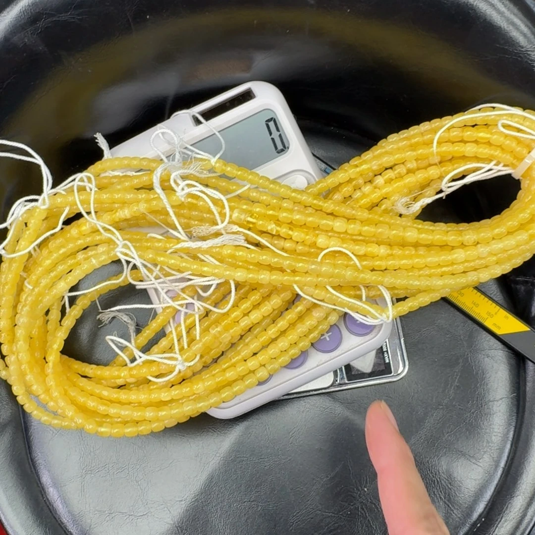 蜜蜡未镶嵌手链多样性发其一