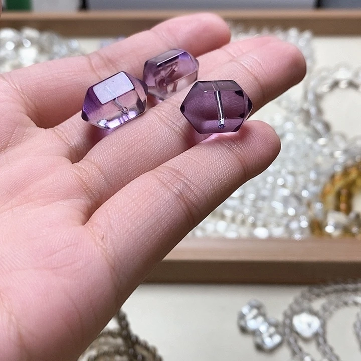 非金属无卡19mm紫双尖