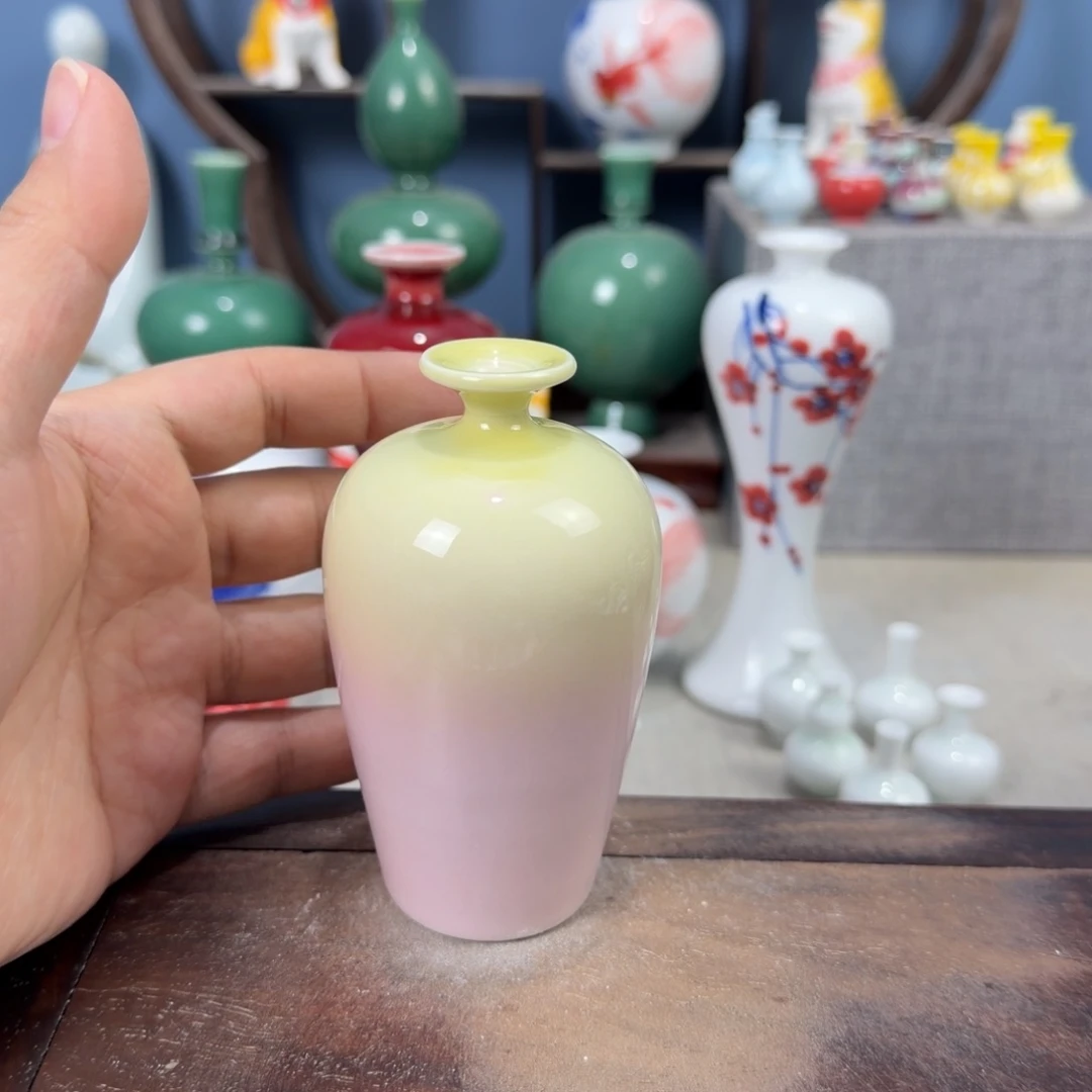 陶瓷手工小花器摆件