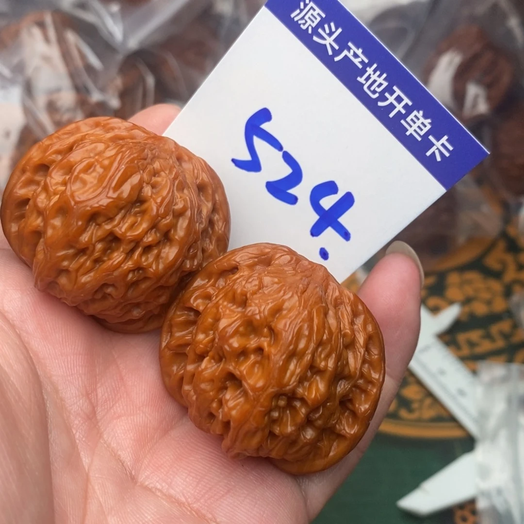 把件文玩核桃磨盘狮子头40