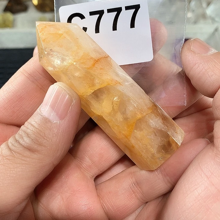 水晶天然水晶柱子C777未镶嵌心****镜