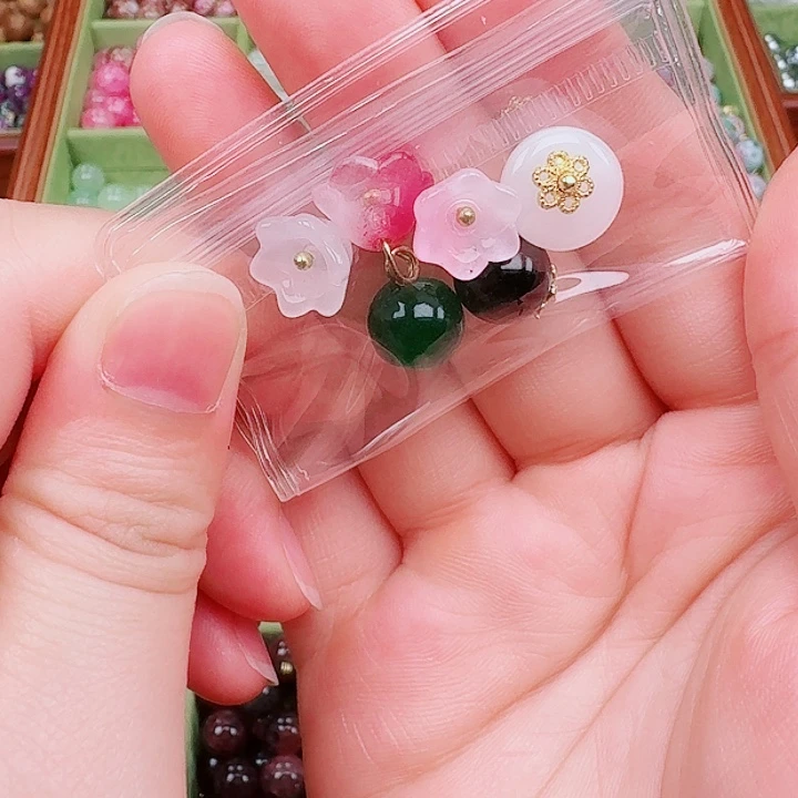 新中式国风铜扣圆珠扣