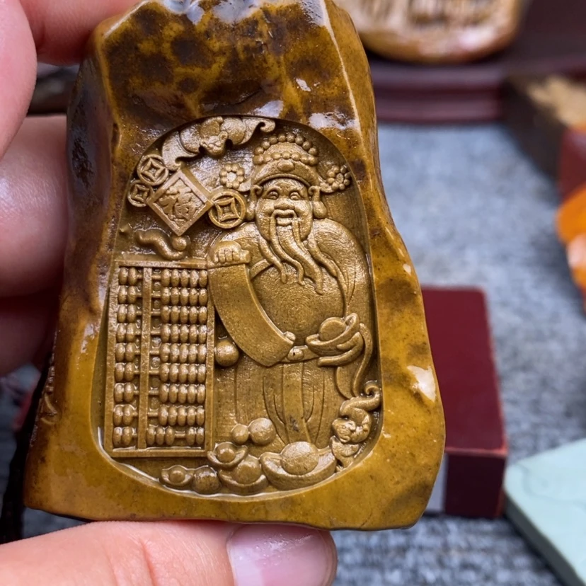 【闪购商品】原石雕刻手把件