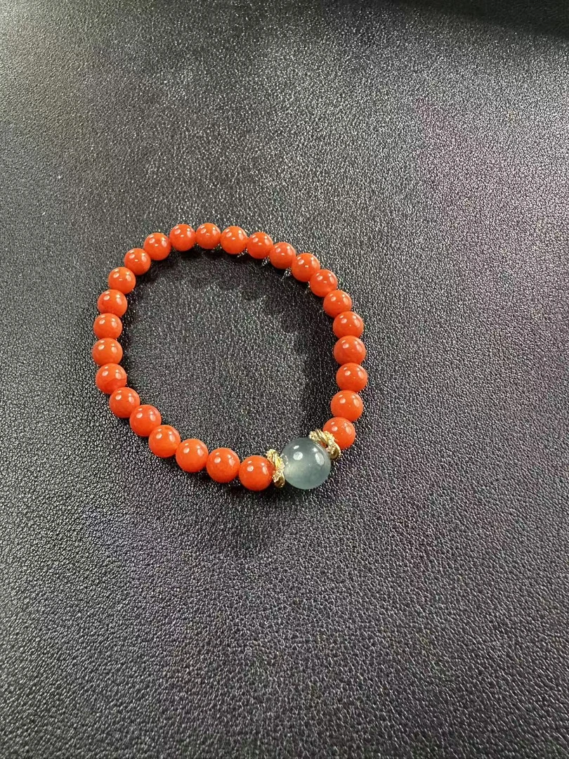 天然翡翠卡10+天然南红卡6+手串（多样性发其一）1