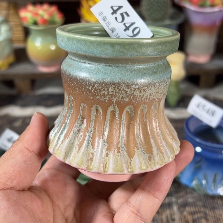 口5高7 手工花盆满30包邮