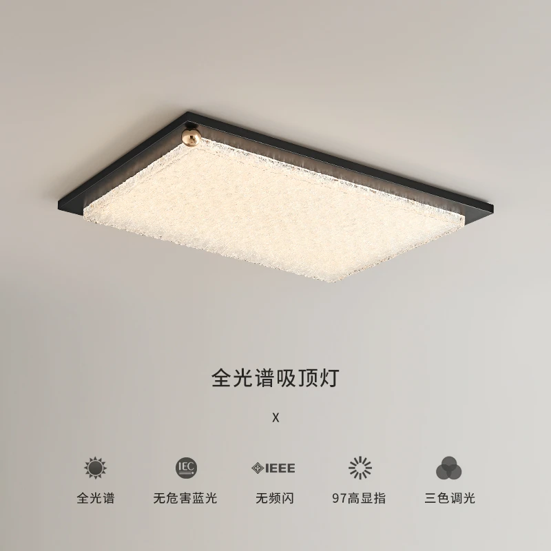 意式极简客厅吸顶灯现代简约高端设计师2025新款家用主卧客厅灯