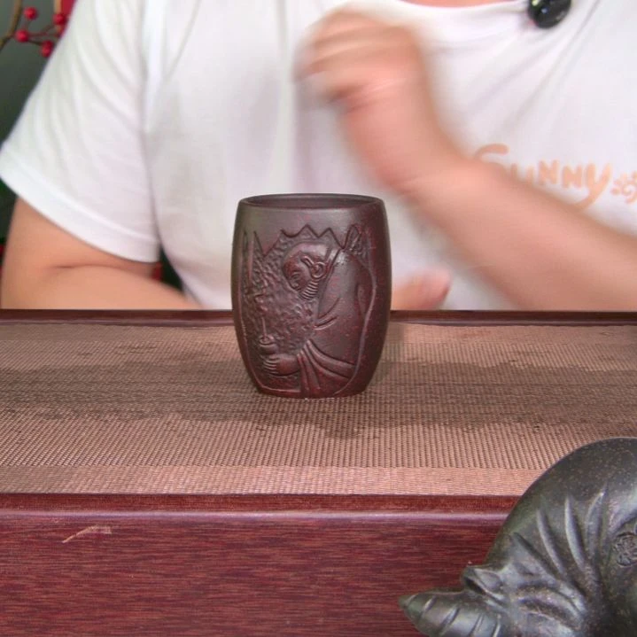 茶杯紫砂高货放漏