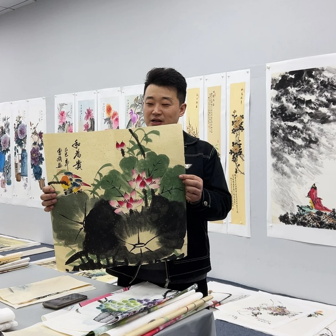 国画国画作品宣纸纯手绘