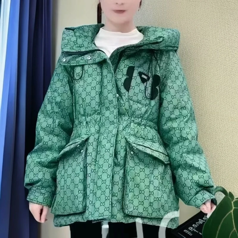 CYD139 长袖连帽常规宽松保暖秋冬印花冬季