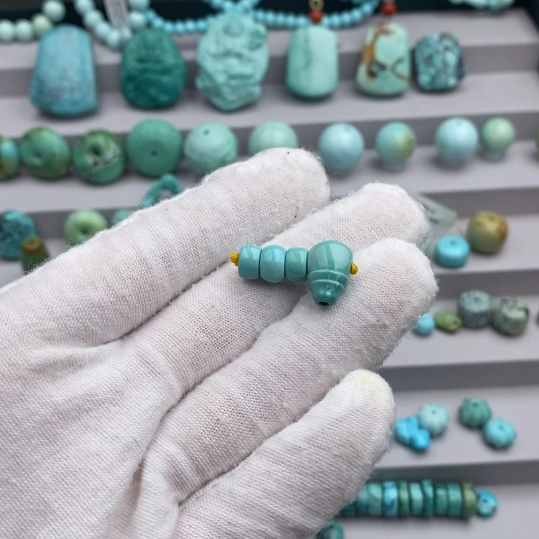 未镶嵌绿松石三通