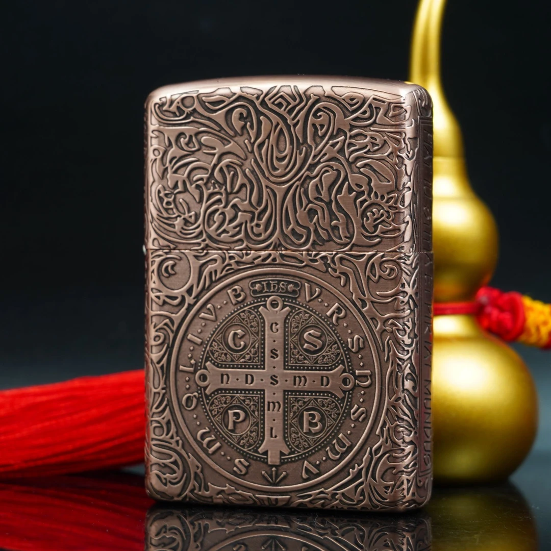 ZIPPO/之宝打火机 康斯坦丁 紫铜甲zippoDYJ1【小飞火机】