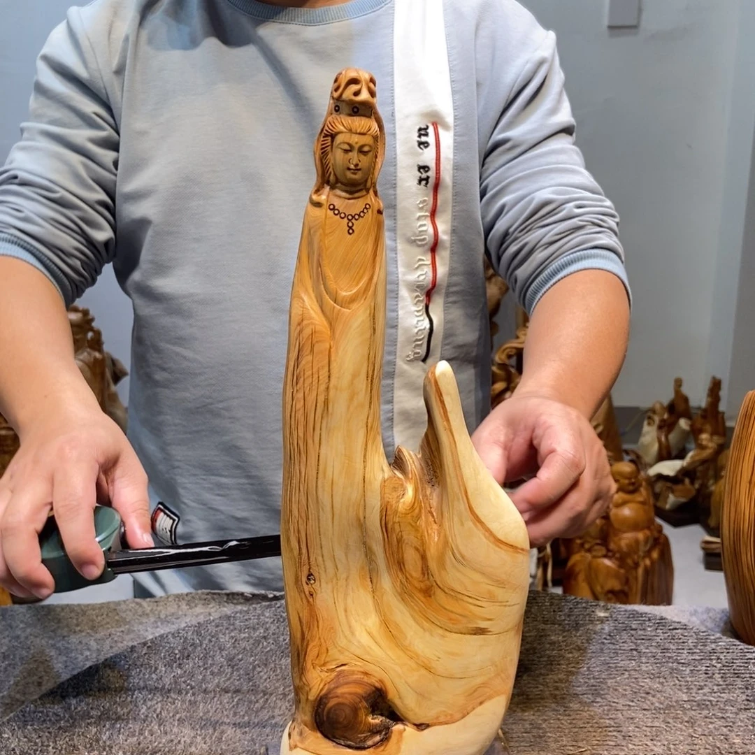 柏木（崖柏）太行崖柏根雕摆件
