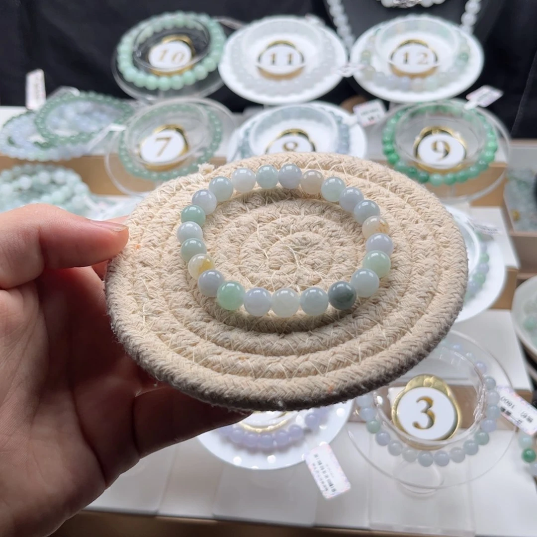 未镶嵌手链翡翠卡8.3