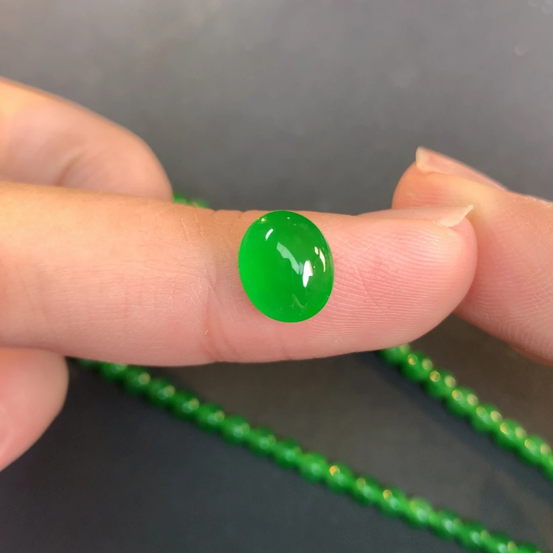 翡翠裸石翡翠9.3-7.75-3.66