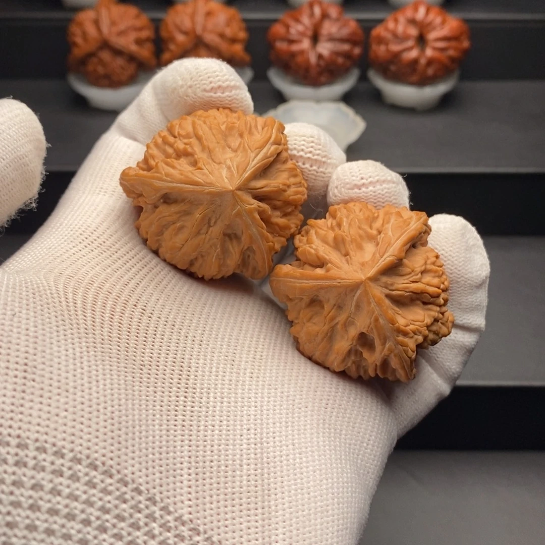 文玩核桃把件41尺全品御龙三棱