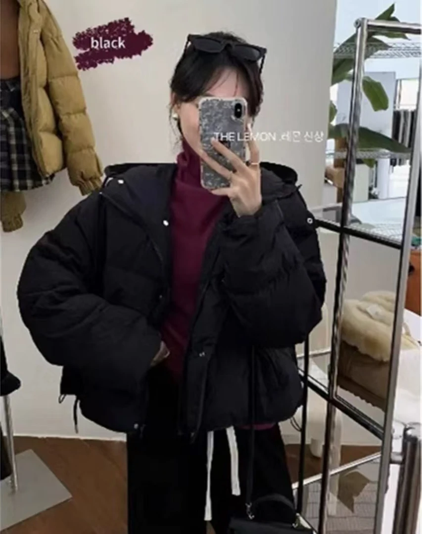 蛋白皮羽外套冬季啊加厚718