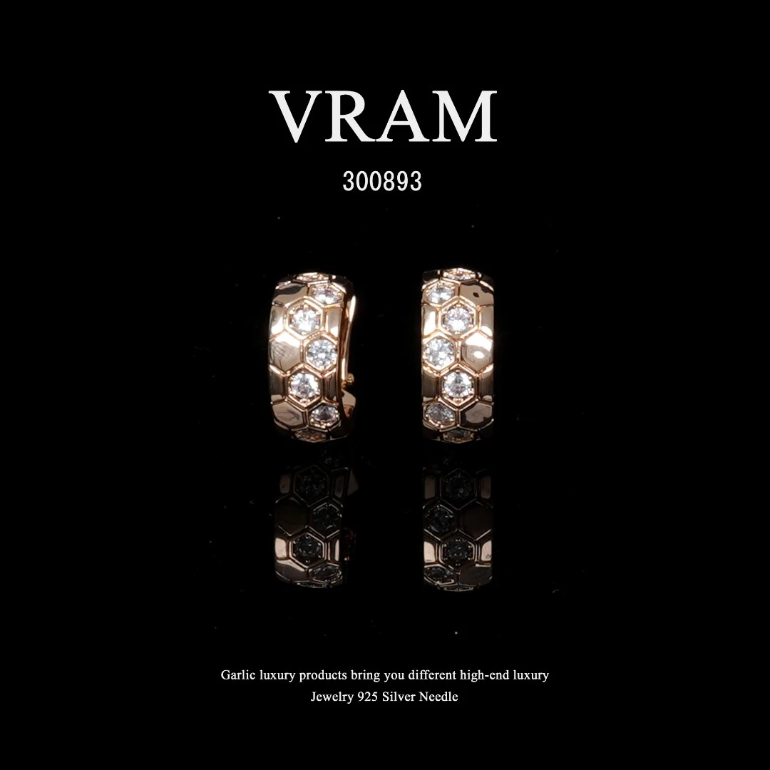 铜合金耳饰 VRAM【蜂巢耳扣-精工版】耳饰~300893