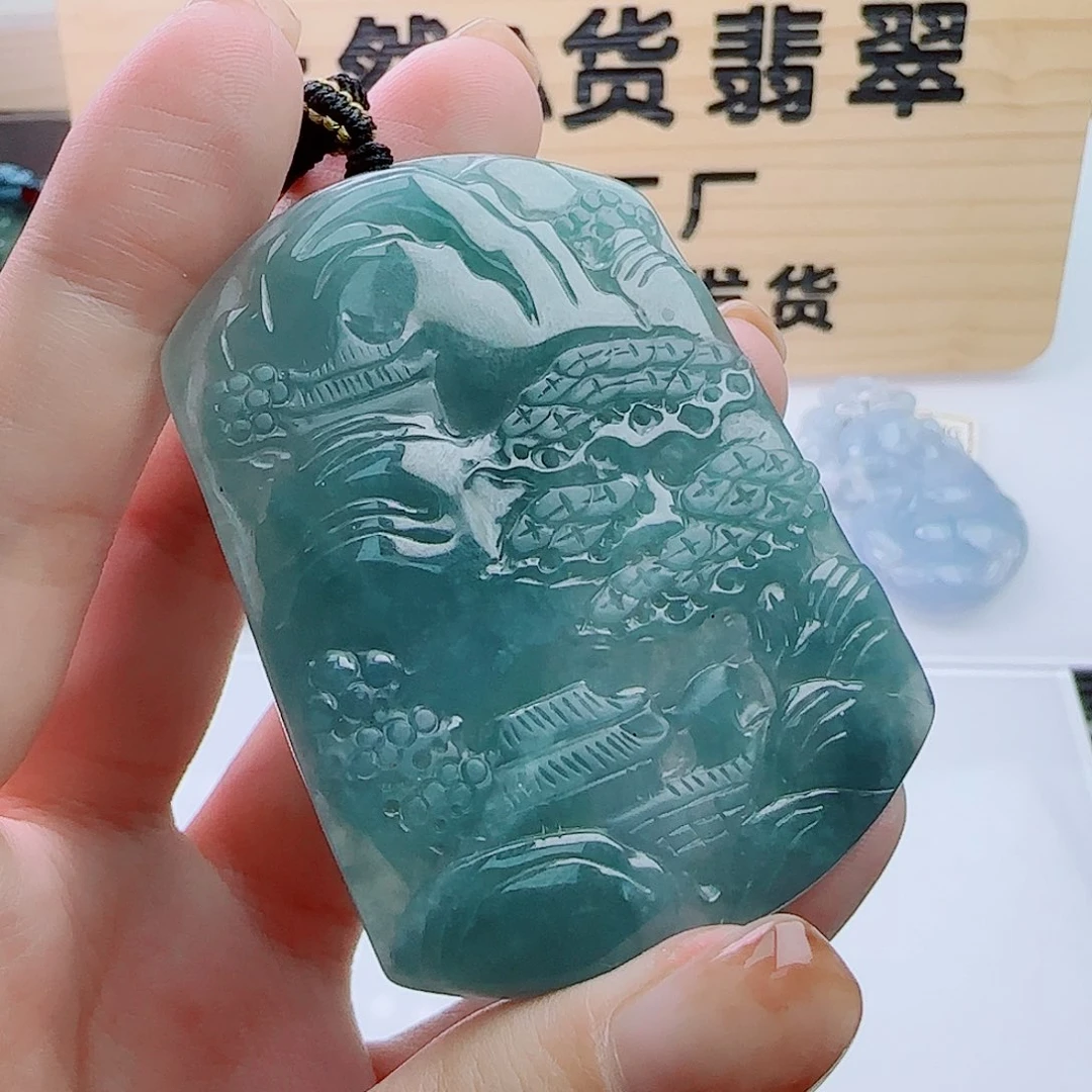 翡翠未镶嵌颈饰111111111