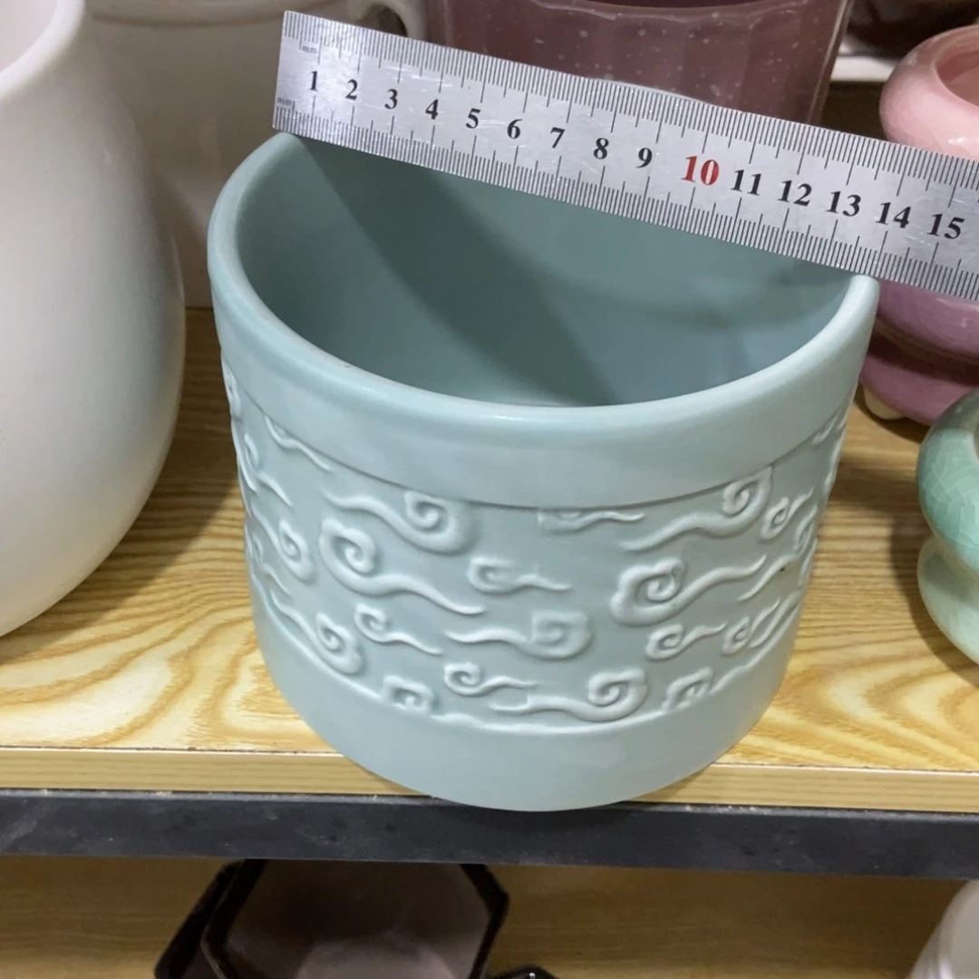 红陶高温陶瓷花盆