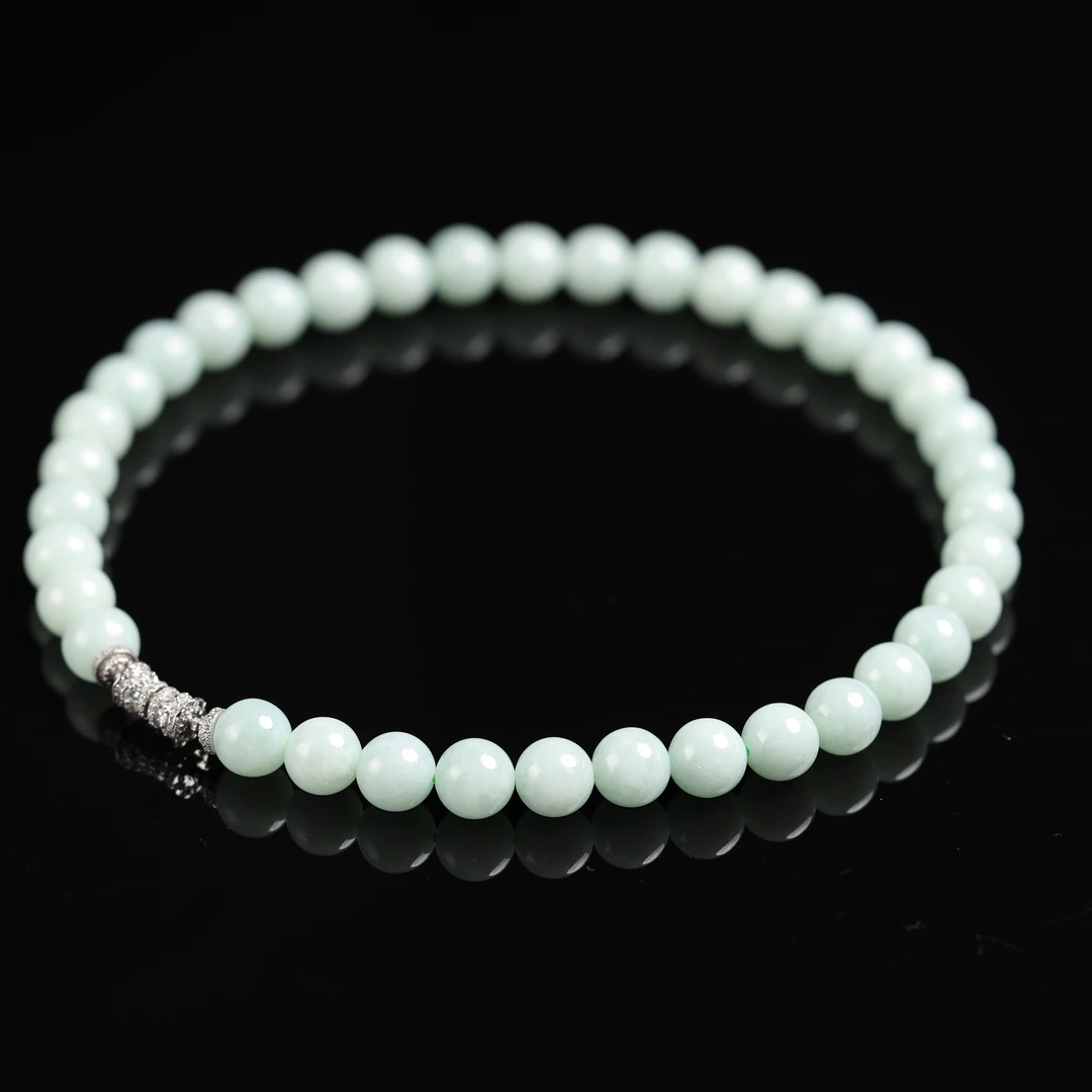 本真 | 思沐 | 严选精品翡翠蓝底12mm+项链