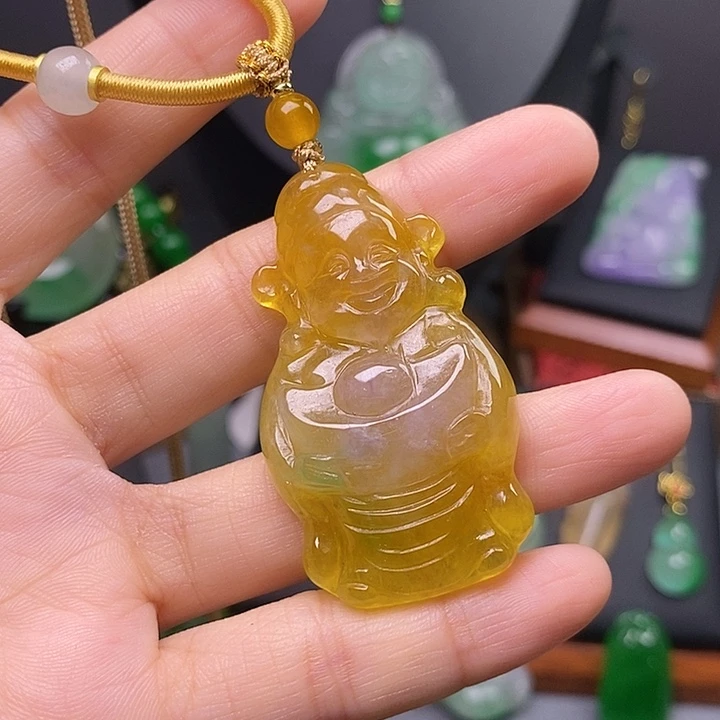 颈饰未镶嵌翡翠吊坠