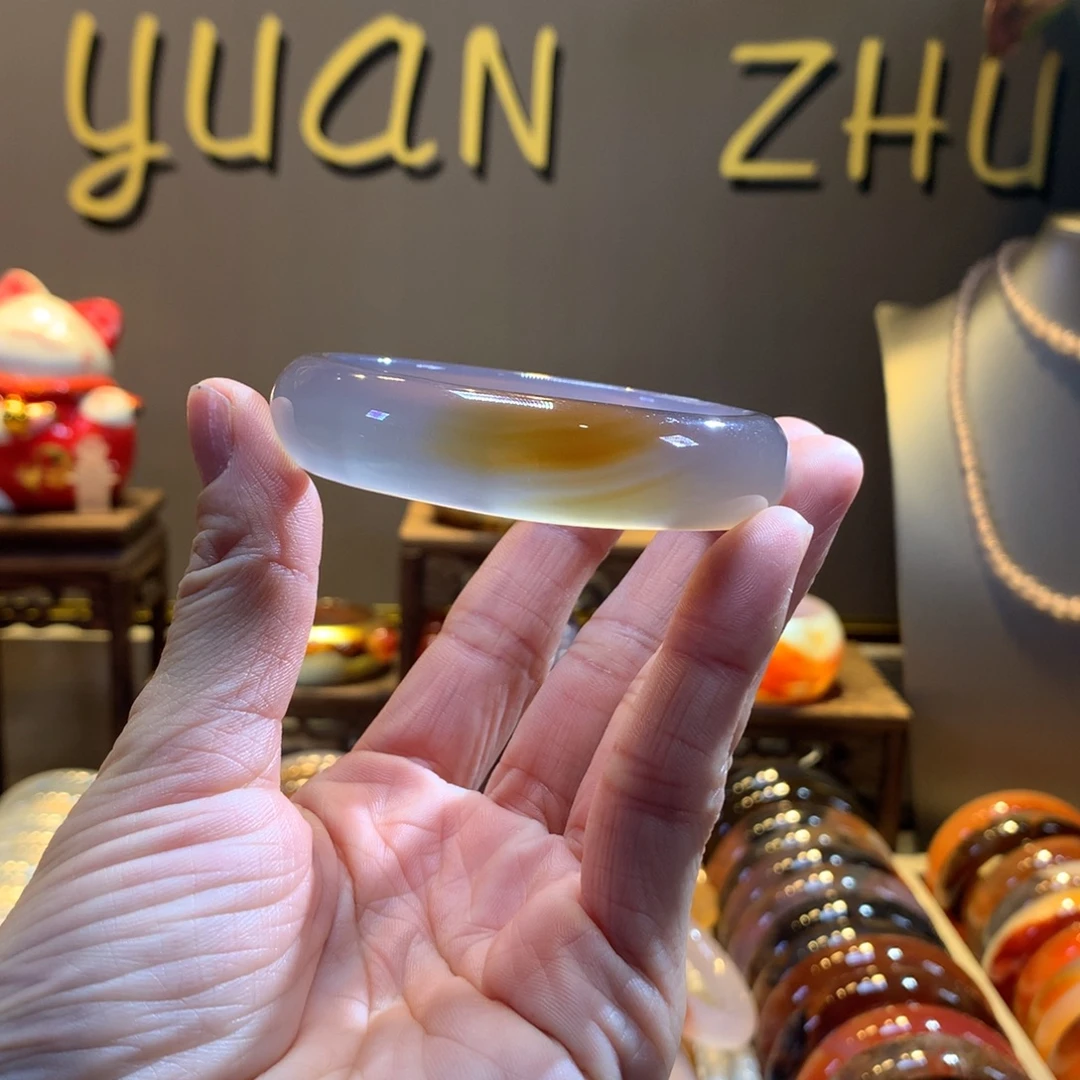 玛瑙/玉髓未镶嵌手镯65号