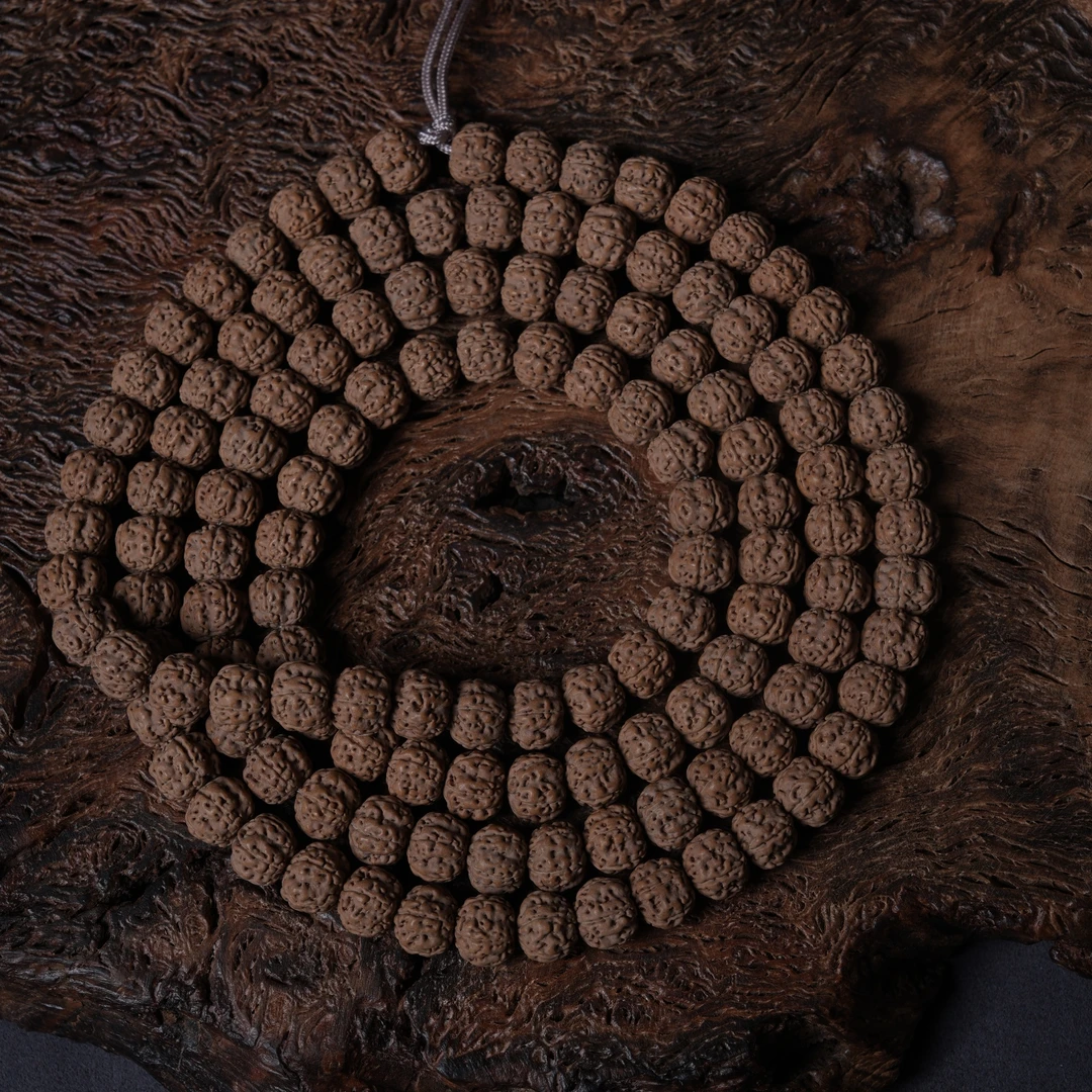 A294小苍兰梅花双龙纹小金刚菩提长串尺寸9-10+mm