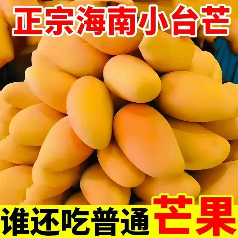 海南小台芒新鲜采摘香甜多汁薄核热带水果当季热带水果台农芒果