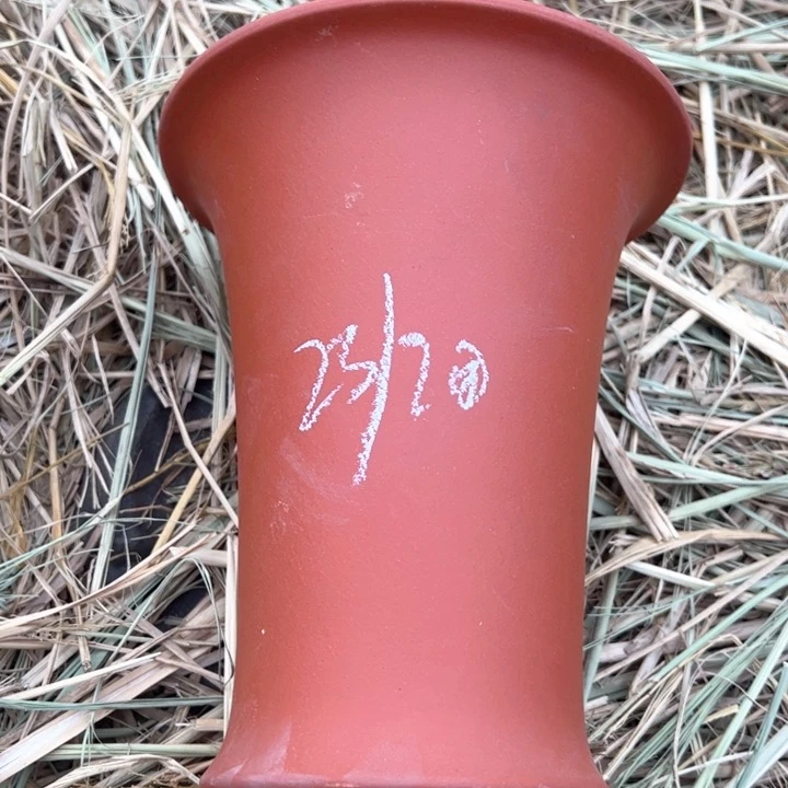 红陶紫砂兰花盆微瑕