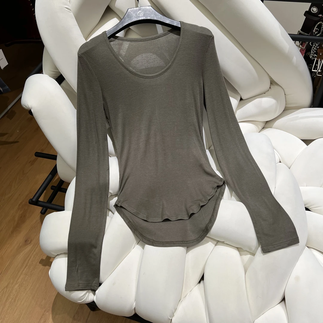 娜姐设计师款渐变T恤女休闲时尚显瘦上衣 95589