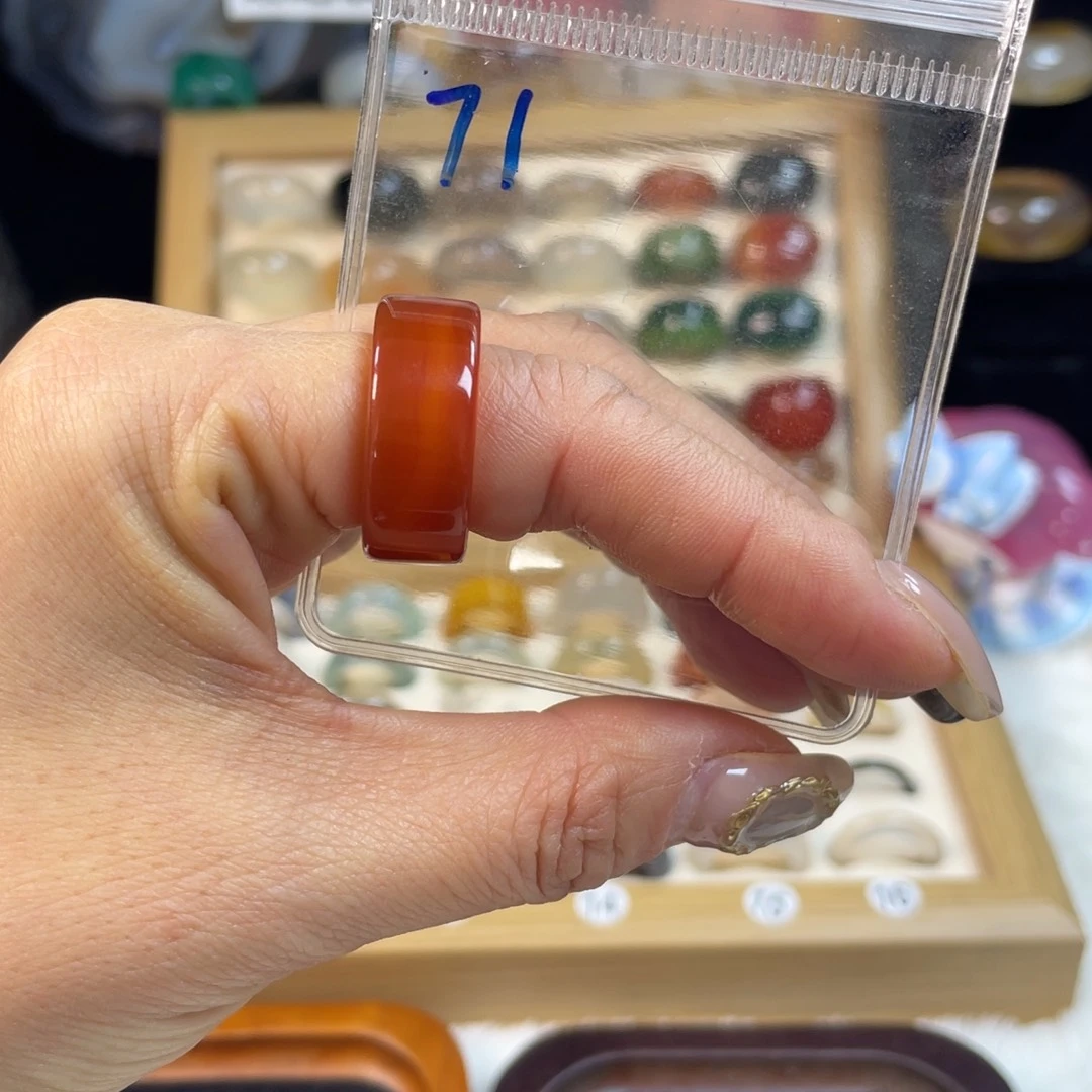 玛瑙/玉髓未镶嵌戒指14