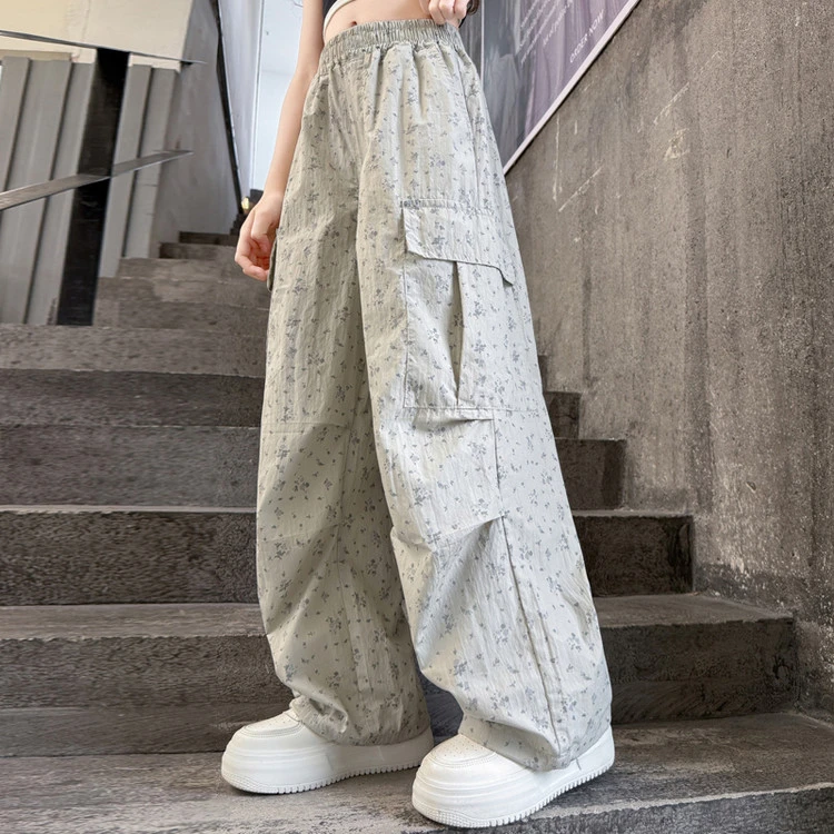 女童速干裤夏季薄款裤子2025款中大儿童洋气韩版女孩休闲工装裤潮