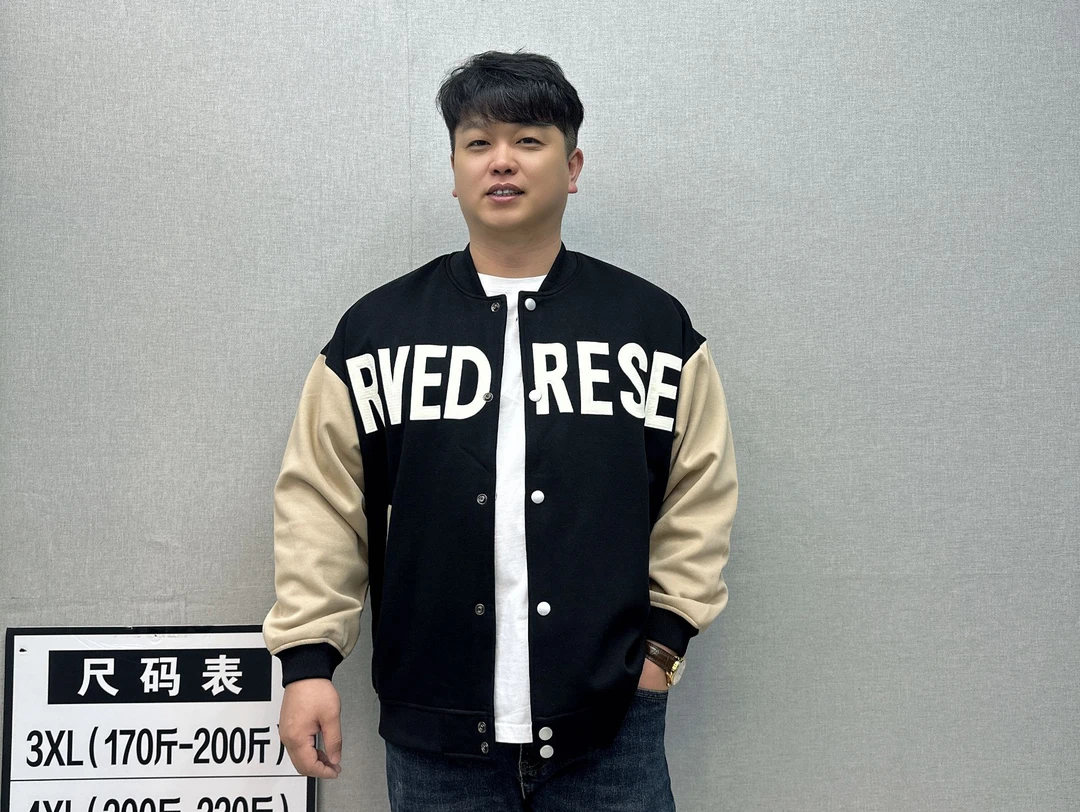 【美式棒球棉服】8825春款户外大码可穿潮流百搭棉质保暖棒球服