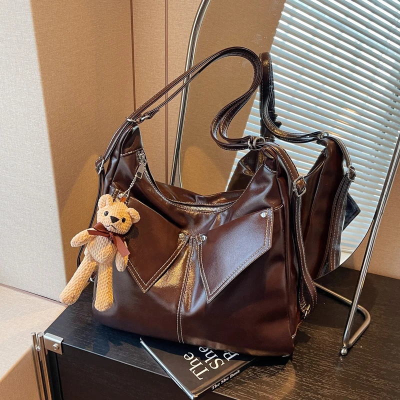 多功能大容量五用托特女新款双肩包简约上学女士大容量双肩包