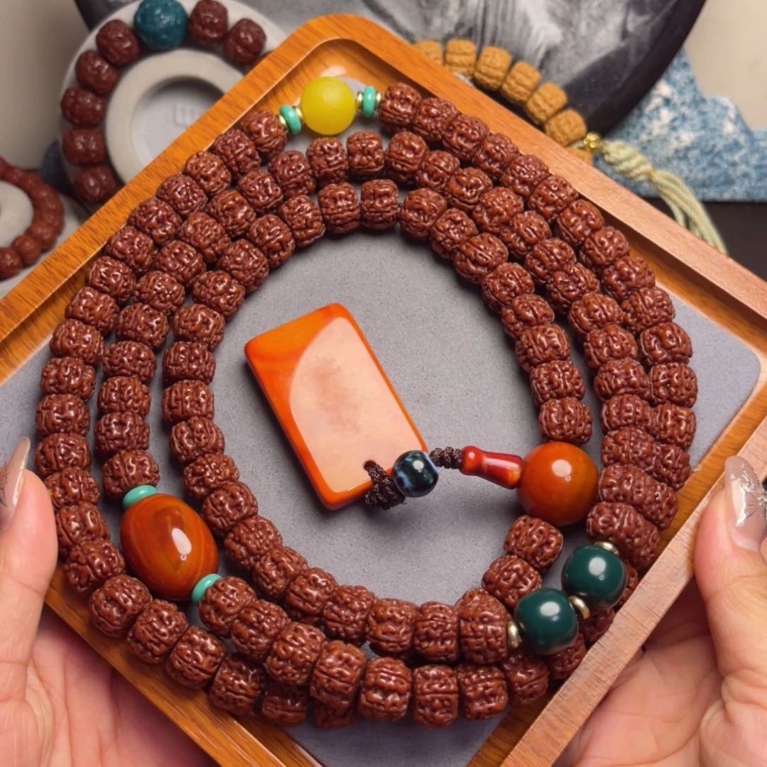 金刚菩提吊坠藏式直切一代龙