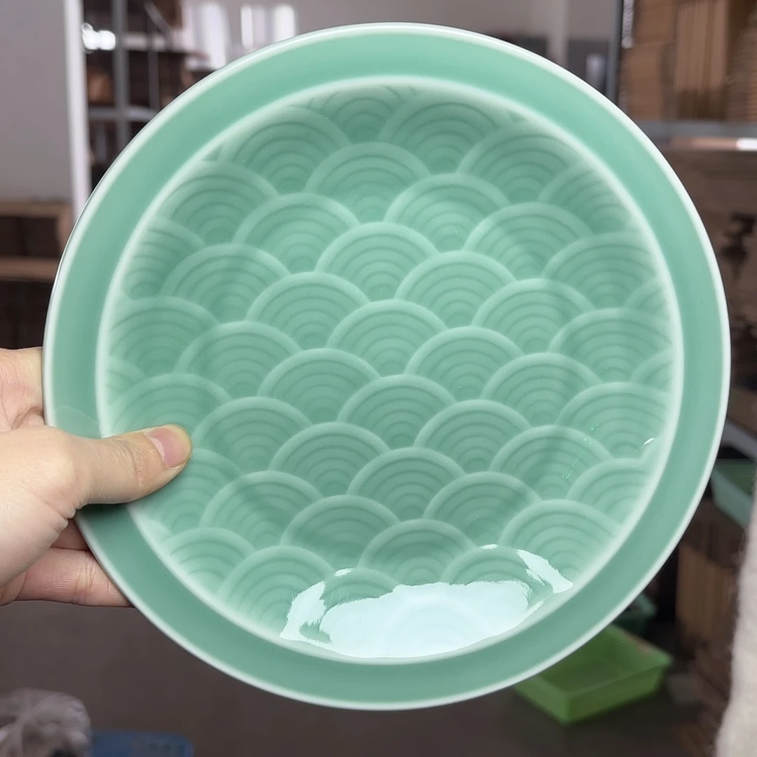龙泉云间青瓷小米茶器