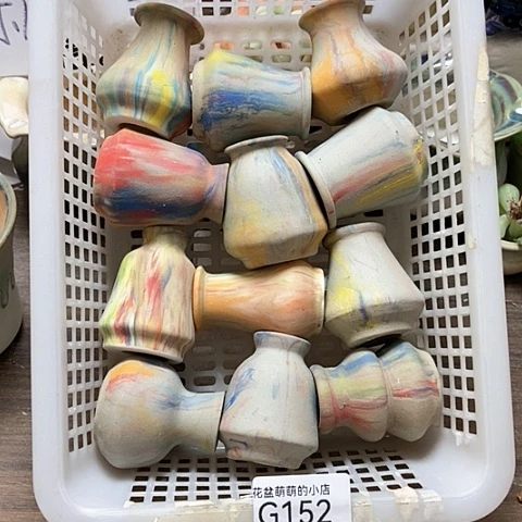 紫砂花盆152微瑕品口径2厘米左右的时间