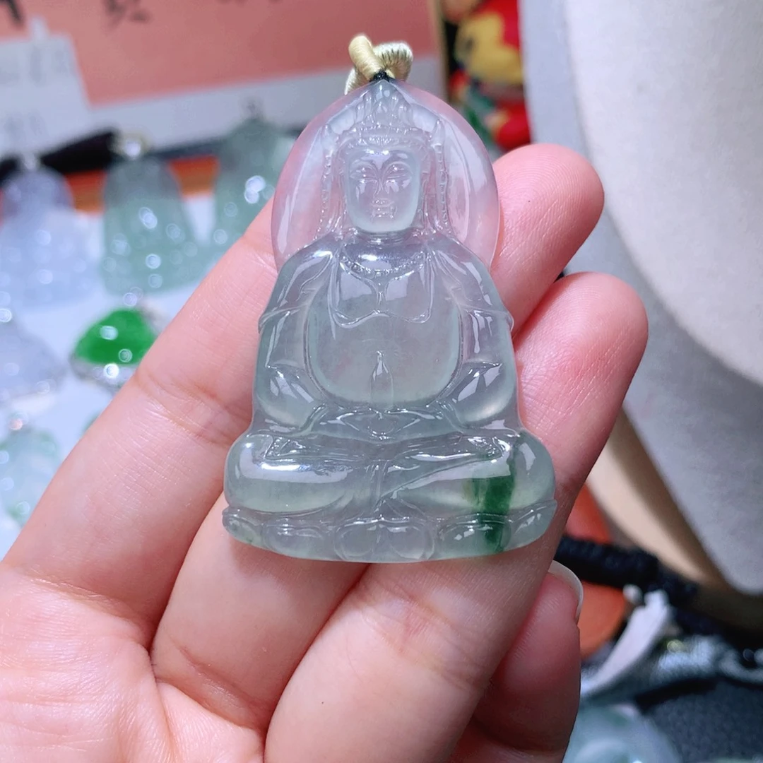 颈饰未镶嵌翡翠素衣