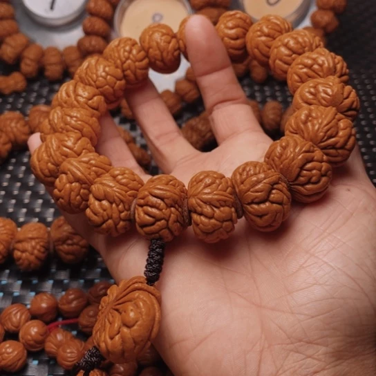 桃核手串啊*龙纹桃核