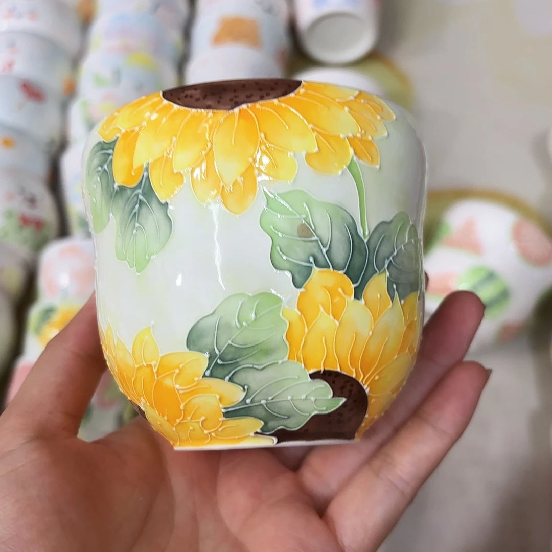 手绘创意高温釉下彩陶瓷