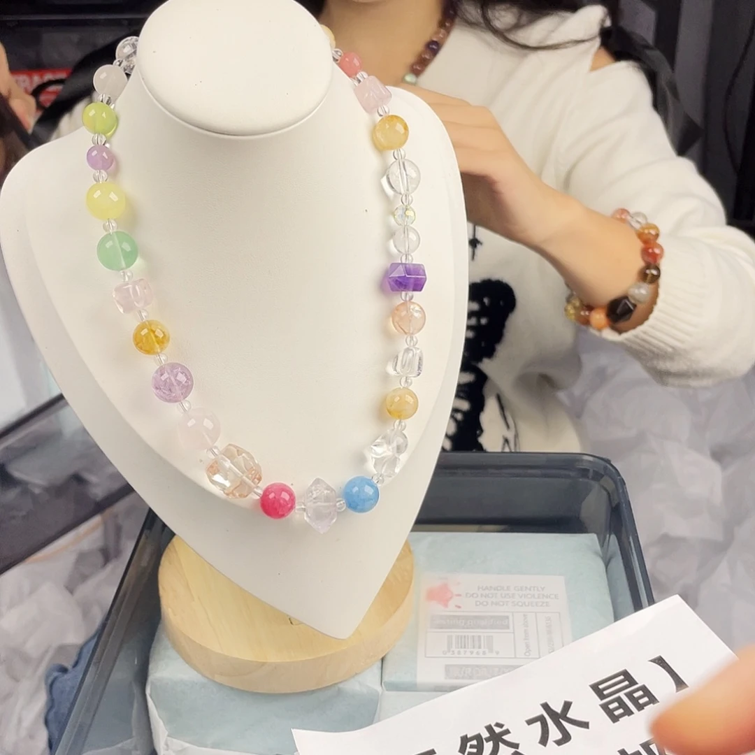 手串银S925镀金镶嵌水晶