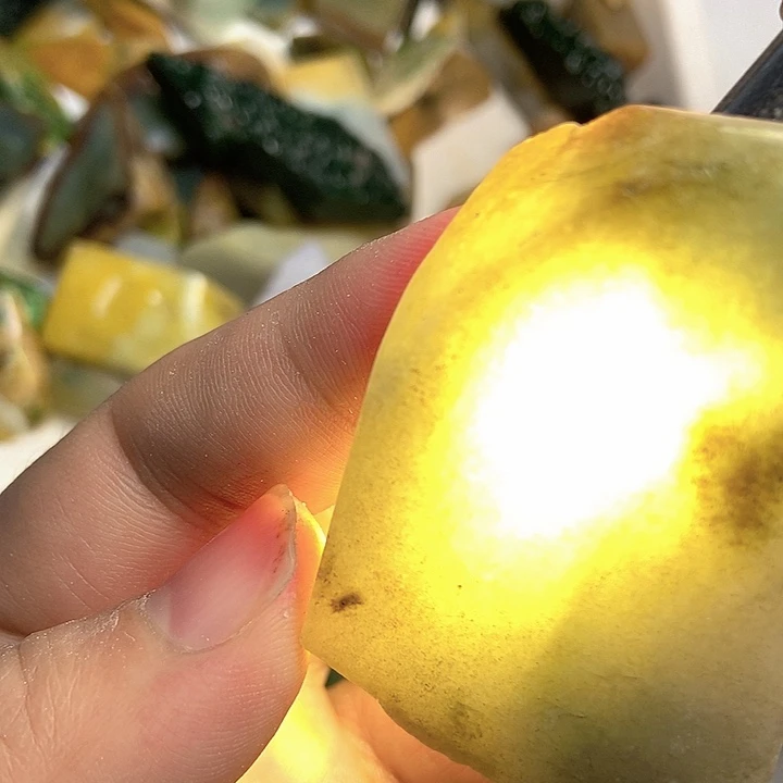 翡翠散珠天然翡翠A货挂件