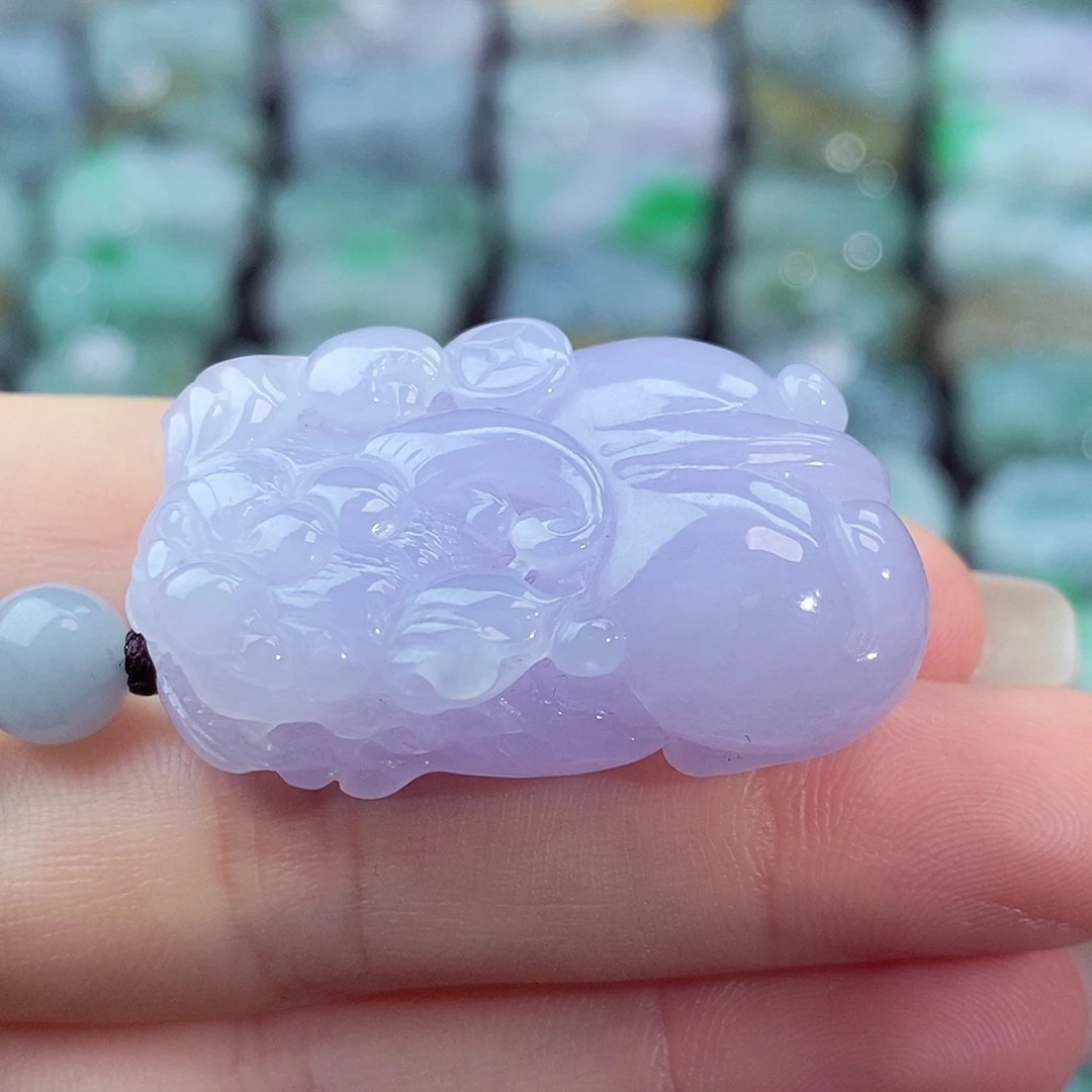 颈饰未镶嵌翡翠天然