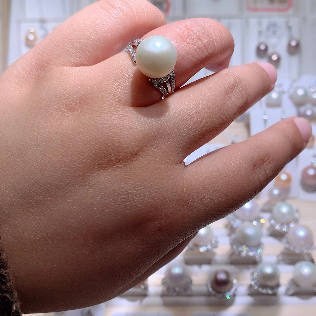 戒指未镶嵌淡水珍珠CC11.8mm